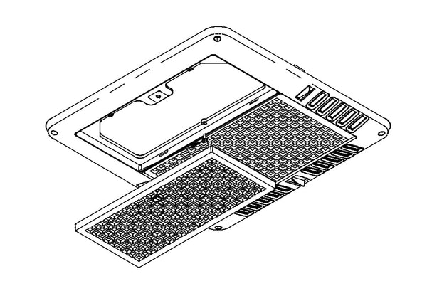 CHILL GRILLE ASSEMBLY - COLEMAN RVP