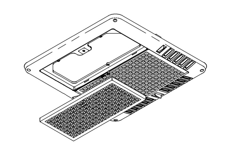 CHILL GRILLE ASSEMBLY - COLEMAN RVP