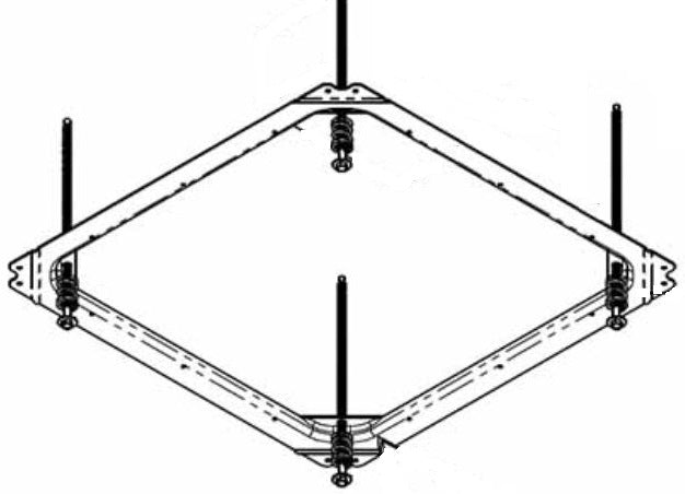 MTG FRAME & BOLT KIT PKG - COLEMAN RVP