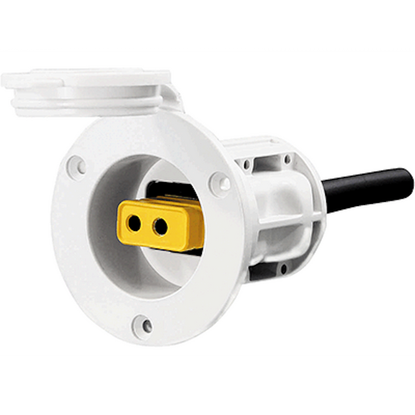 FLUSH MOUNT POWER PORT (WHITE) - CANNON