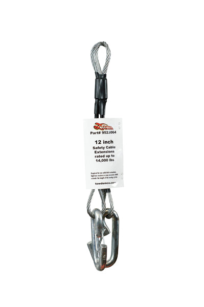 SAFETY CABLE 12' EXT KIT - DEMCO