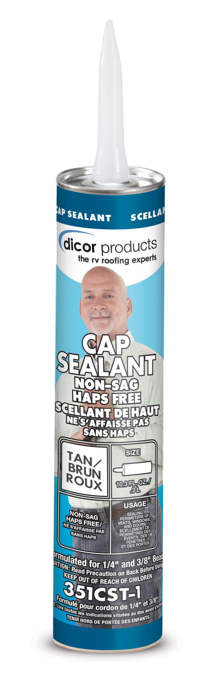 CAP SEALANT TAN - DICOR CORP