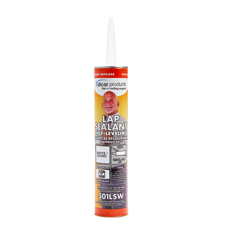 25 TUBES SELF LEVELING LAP SEALANT - DICOR CORP