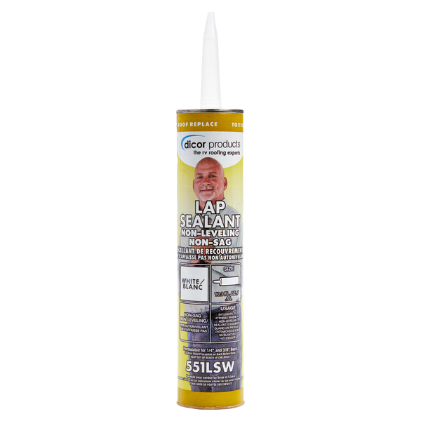 10.3OZ LAP SEALANT WHITE - DICOR CORP