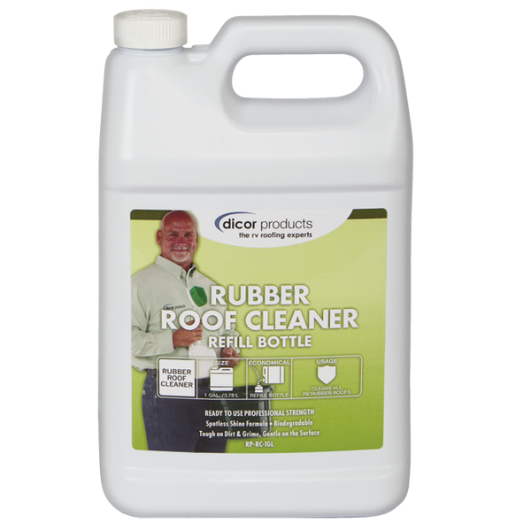 128OZ RUBBER ROOF CLEANER - DICOR CORP