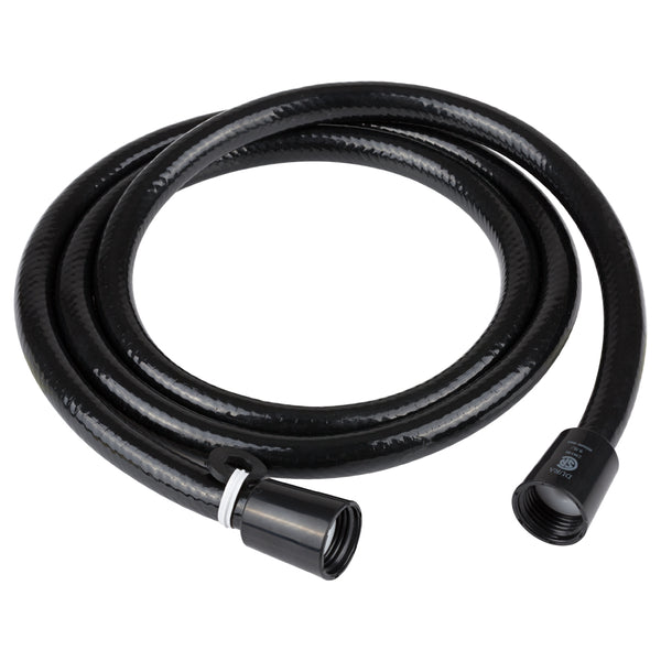 60'VINYL SHOWER HOSE BLK - DURA FAUCET