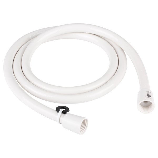 60'VINYL SHOWER HOSE WHT - DURA FAUCET