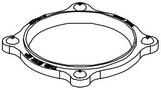 SEAL FLOOR FLANGE KIT SL - DOMETIC