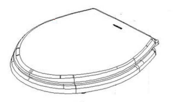 KIT  310 WD SEAT/CVR-BONE - DOMETIC