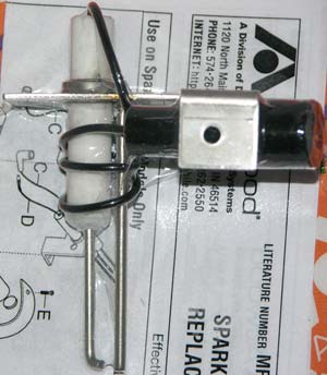 SPARK PROBE ASSEMBLY - DOMETIC