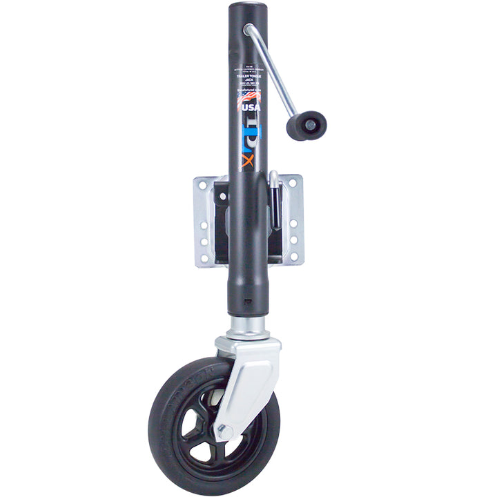 1500 LB SWIVEL JACK 8' WHEEL BLACK - DUTTON