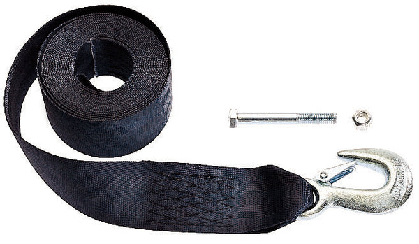 6249 2' X 20' WINCH STRAP W/HOOK - DUTTON