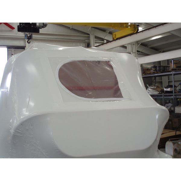 36' X 72' ZIPPER DOOR ACCESS WHITE - DR.SHRINK