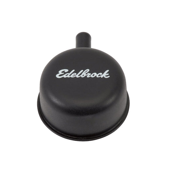 V-CVR BREATHER ROUND - EDELBROCK