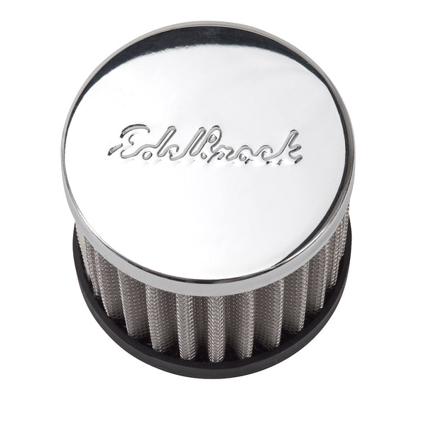 PUSH-ON RACE BREATHER - EDELBROCK