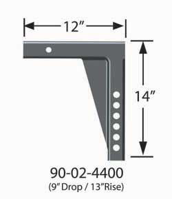 9'DROP X 13'RISE X12'SHNK - EQUALIZER