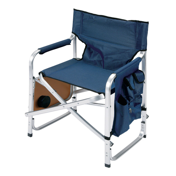 DIR CHAIR  BLUE W/TRAY/CH/BAG - FAULKNER