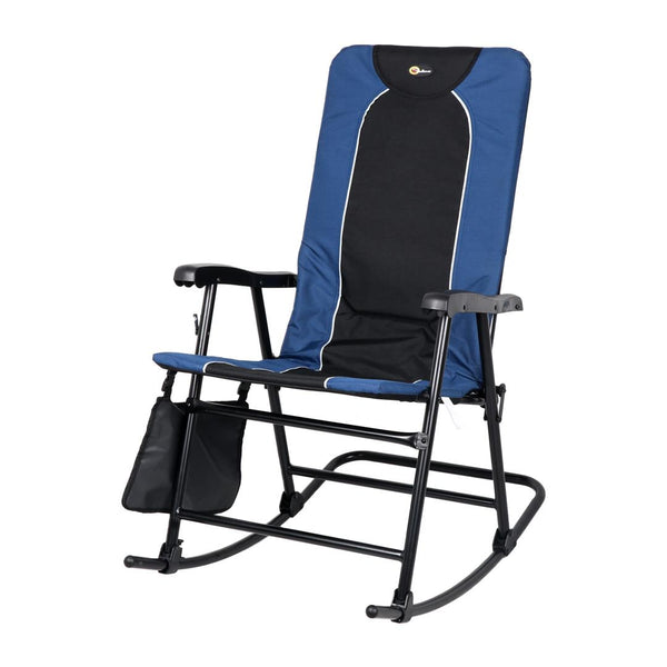 DAKOTA FLDG RKG CHAIR BLU/BLK - FAULKNER