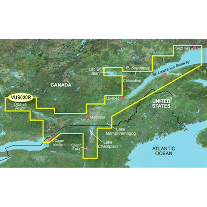 G3V VUS020R - ST LAWRENCE SEAWAY - GARMIN CARTO