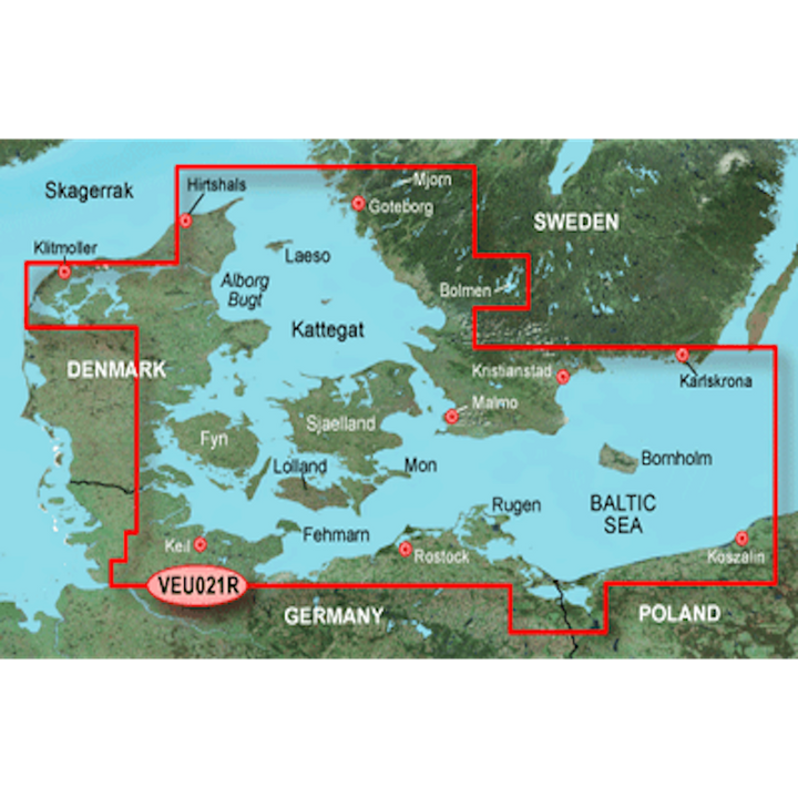 G3V VEU021R - DENMARK E & SWEDEN SE - GARMIN CARTO