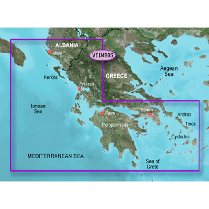 G3V VEU490S - GREECE WC & ATHENS - GARMIN CARTO