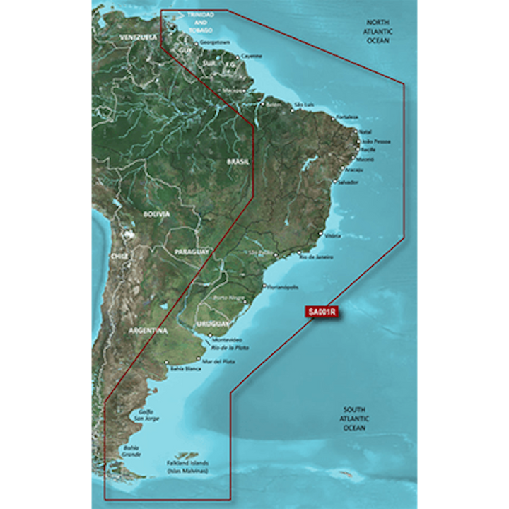 G3 HXSA001R - SOUTH AMERICA EAST C - GARMIN CARTO