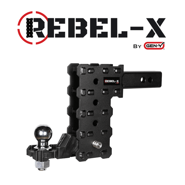 REBEL-X 2' HOLLOW SHANK 4.5' DROP . - GEN-Y HITCH