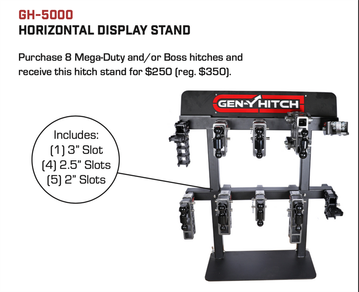 HORIZONTAL DISPLAY STAND W/ MONITOR - GEN-Y HITCH