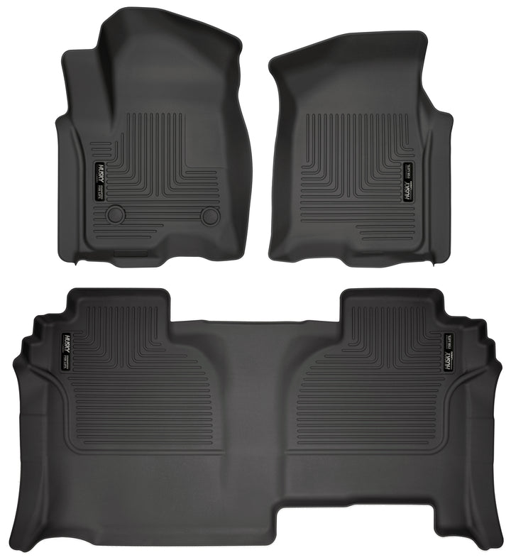 WB FRONT/2ND SEAT LINERS 19 SILV/SI - HUSKYLINER