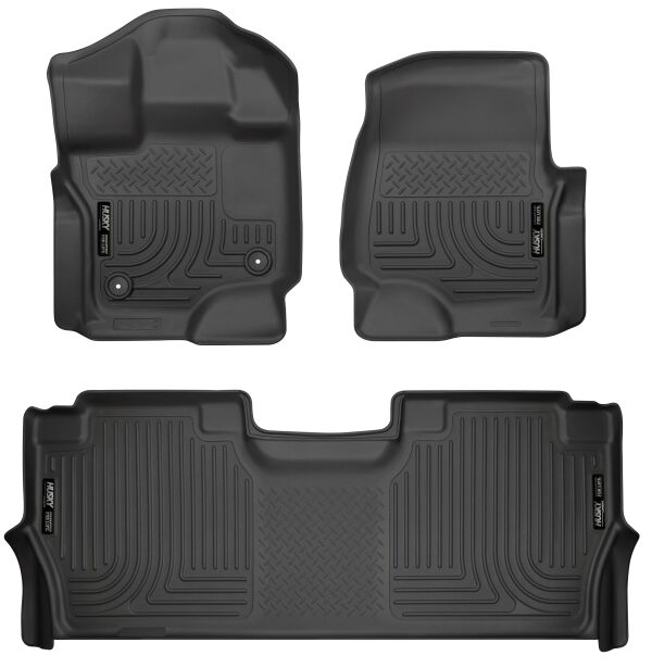 FRONT & 2ND SEAT FLOOR LINERS - HUSKYLINER