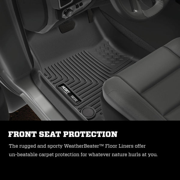 FRONT & 2ND SEAT FLOOR LINERS - HUSKYLINER