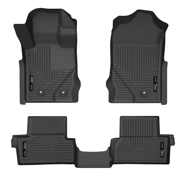 FRONT & 2ND SEAT FLOOR LINERS - HUSKYLINER