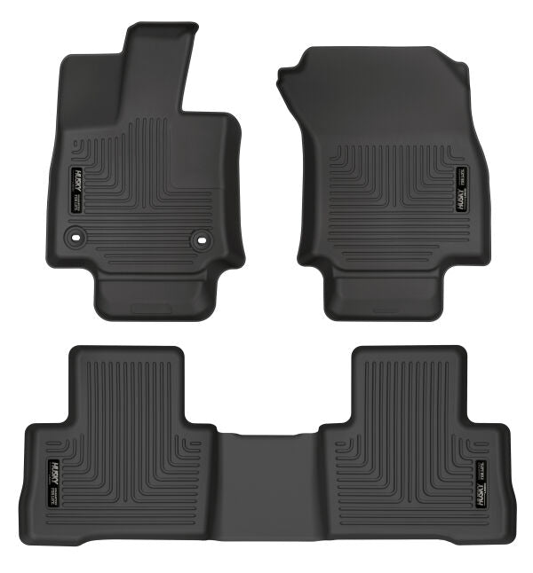 FRONT & 2ND SEAT FLOOR LINERS (FOOT - HUSKYLINER