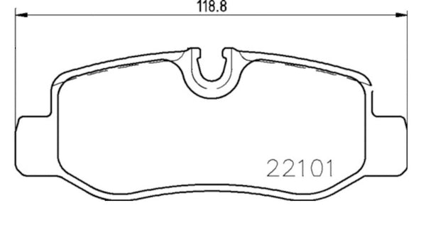 BRAKE PAD SET  DISC BRAKE