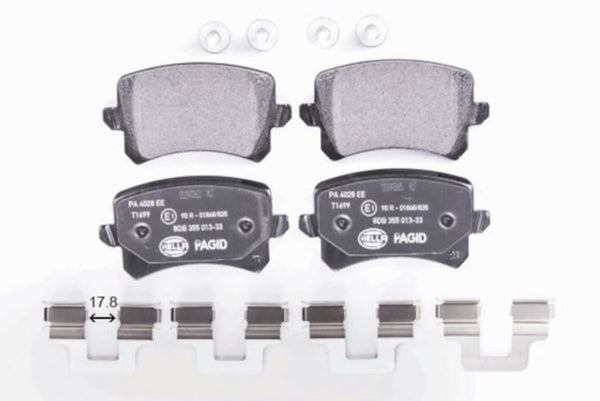 BRAKE PAD SET  DISC BRAKE - HELLA