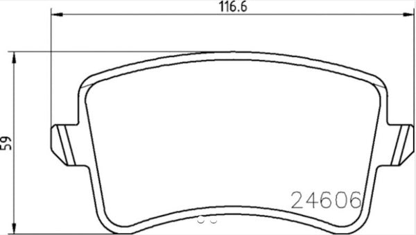 BRAKE PAD SET  DISC BRAKE