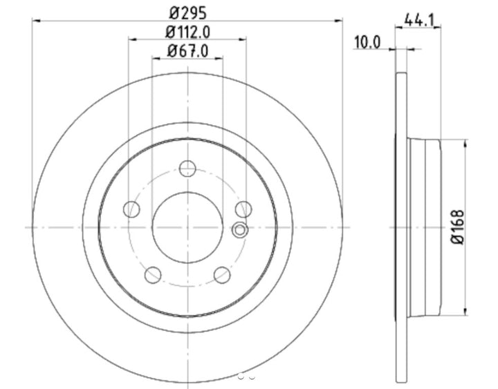 DISC BRAKE ROTOR HIGH CARBON - HELLA