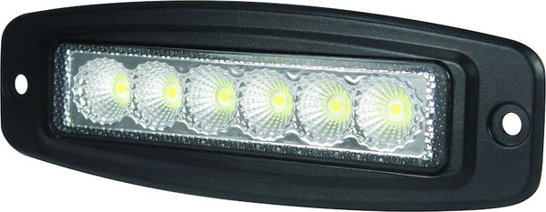 MINI LEDBAR 6LED FLSH OFF RD FLD MV