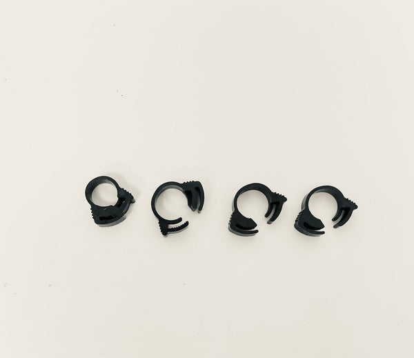 100PK NYLON RATCHET CLAMPS  11/32' - HELIX RACING