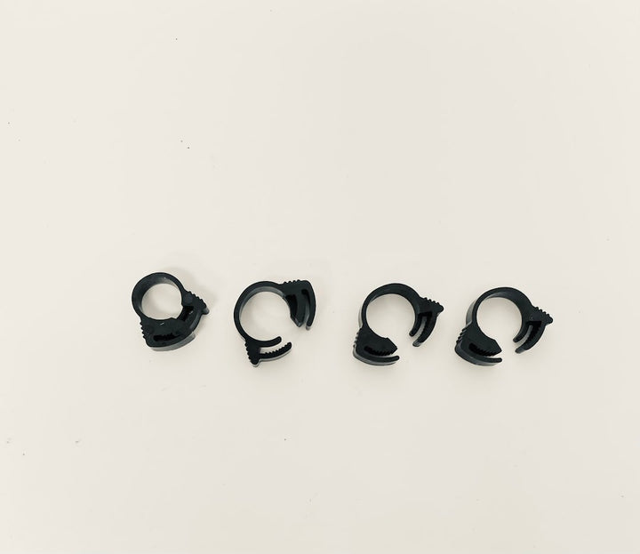 100PK NYLON RATCHET CLAMPS  11/32' - HELIX RACING