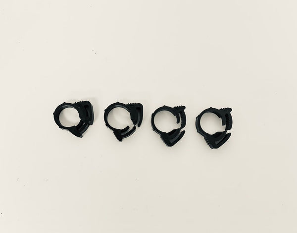 100PK NYLON RATCHET CLAMPS  13/32' - HELIX RACING