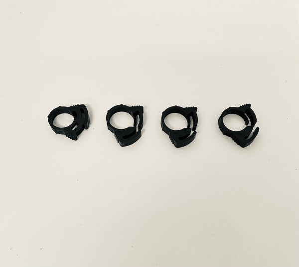 100PK NYLON RATCHET CLAMPS  15/32'. - HELIX RACING