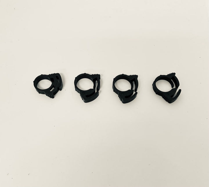 100PK NYLON RATCHET CLAMPS  15/32'. - HELIX RACING