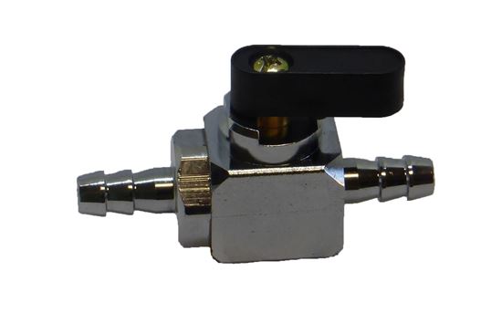 INLINE FUEL VALVE  1/4'  6.4MM - HELIX RACING
