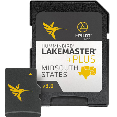 LAKEMASTER+ MAPS  MID-SOUTH V3 - HUMMINBIRD