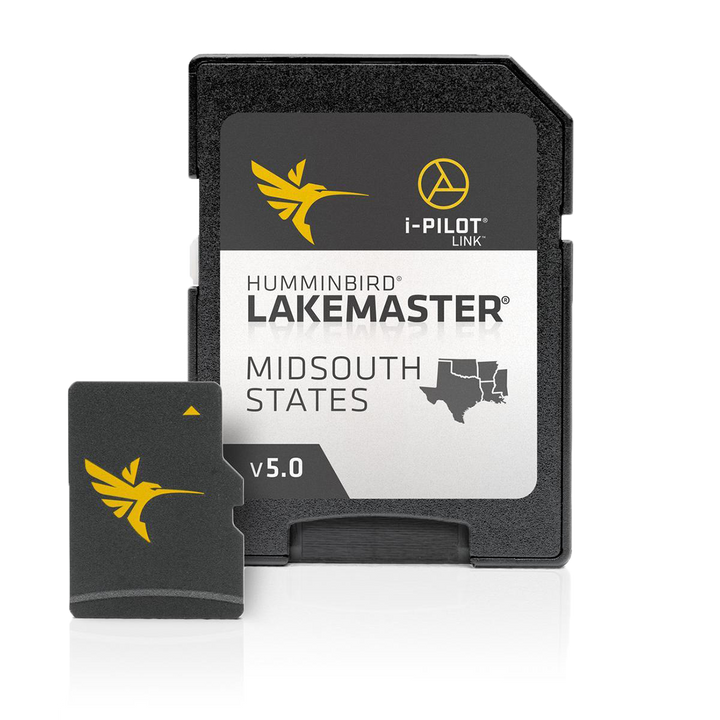 LAKEMASTER MAPS  MID-SOUTH V5 - HUMMINBIRD