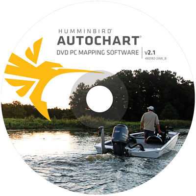 AUTOCHART PC SOFTWARE  N. AMERICA - HUMMINBIRD