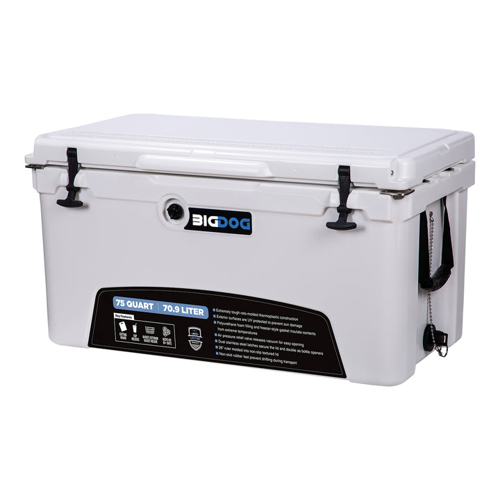 75 QT COOLER WITH ACCESSORIES - HUSKY TOWING