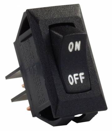 LABELED 12V ON/OFF SW  BK - JR PRODUCTS