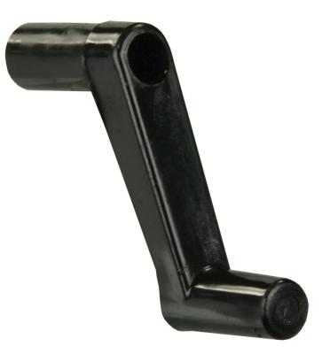 1' PL WINDOW CRANK  BK - JR PRODUCTS